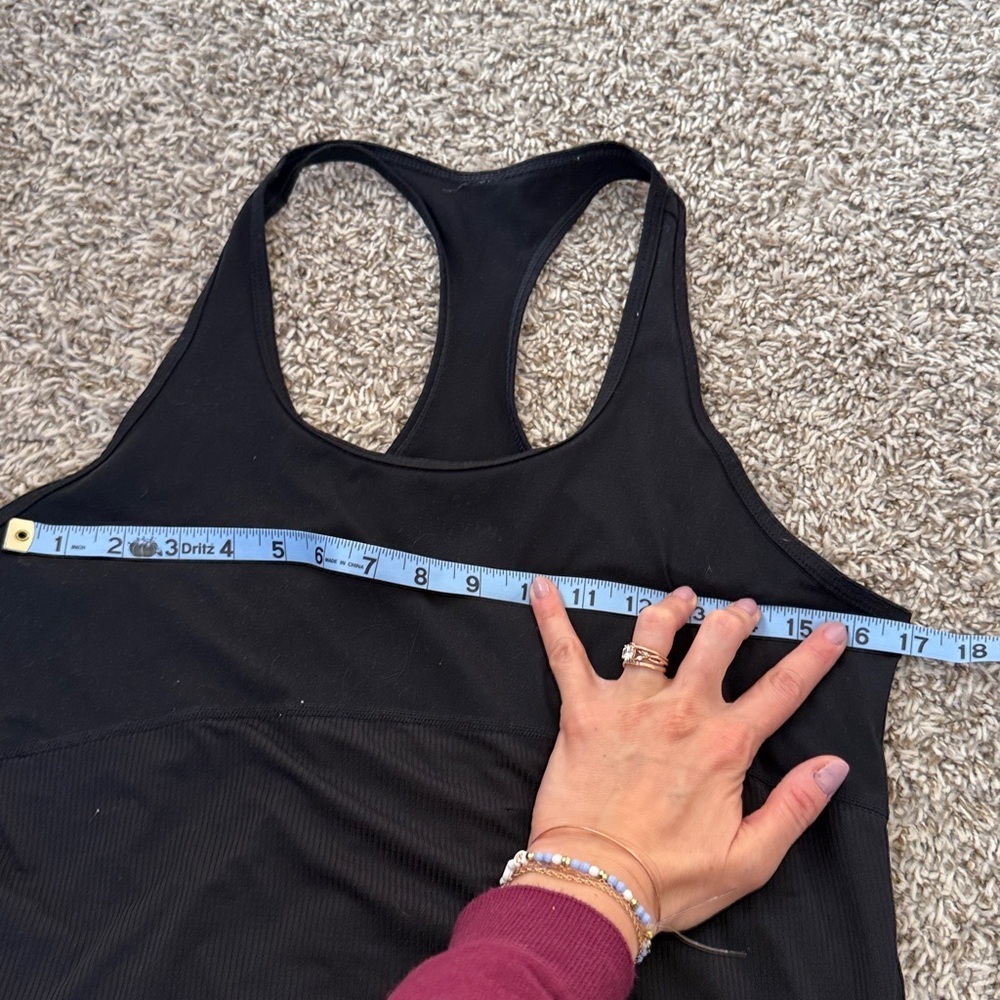 Fabletics Tech Racerback Tank Black Size Large - Picture 9 of 12
